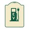 Signmission Ev Electric Vehicle Charging Station Heavy-Gauge Aluminum Sign, 24" x 18", TG-1824-24090 A-DES-TG-1824-24090 - alternate 1